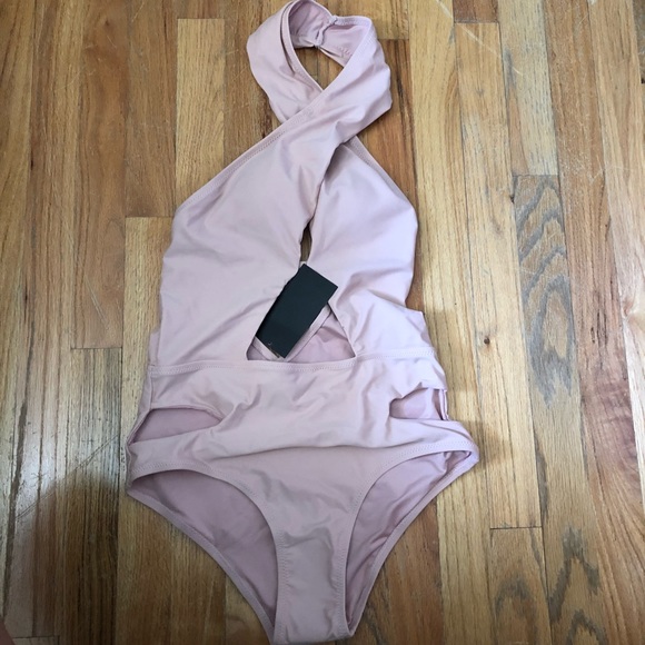 Blush pink One piece swimsuit - Picture 4 of 5